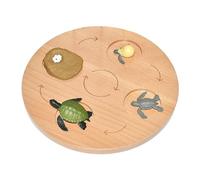 perfeclan Tableau du Cycle de vie, figurines du Cycle de croissance des animaux, biologie pour les 3 à 6 ans, apprentissage précoce, jouet cognitif préscolaire, tortue de mer
