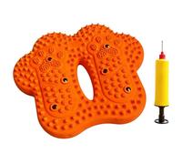 perfeclan Tapis de bureau gonflable pour les pieds, tapis de réflexologie plantaire, coussin d'acupression pour les points de pression, idéal pour les, Orange