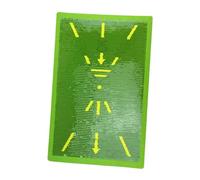 Perfeclan Tapis de Frappe de Golf avec retours de de Swing, Analyse de Frappe, Support en Caoutchouc, Tapis d'entraînement au Swing pour Adultes, Fil Jaune
