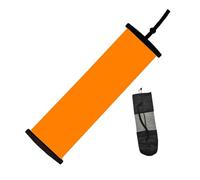 perfeclan Tapis de glisse pour entraînement intérieur et extérieur avec surchaussures, planche de glisse pour hockey sur glace, patin à roulettes et cardio, Orange