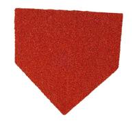 perfeclan Tapis d'entraînement antidérapant pour baseball et softball, idéal pour dans le jardin ou sur terrain synthétique, parfait pour les, Rouge