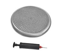 Perfeclan Tapis d'équilibre, Tapis de, siège pivotant, Disque d'équilibre Gonflable épais, Coussin Plat de stabilité pour Salle de Fitness, Gris