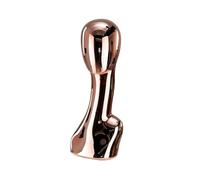 perfeclan Tête de mannequin, présentoir à perruques, présentoir à chapeaux, décoratif, léger et multifonction, pour serre-tête, bijoux, maison, or Rose et Incliné