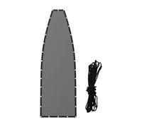 Perfeclan Tissu de Remplacement pour Chaise Longue Suspendue, Tissu de réparation pour Patio intérieur, imperméable avec Corde pour Chaise Longue incurvée, Gris Foncé