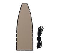 Perfeclan Tissu de Remplacement pour Chaise Longue Suspendue, Tissu de réparation pour Patio intérieur, imperméable avec Corde pour Chaise Longue incurvée, Kaki