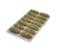 perfeclan Touffes d'herbe statiques Accessoires Nylon Réaliste Léger Chemin de Fer Ornement Haute Performance DIY Groupes de végétation, Jaune D'automne