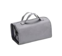 perfeclan Trousse de maquillage, trousse de toilette élégante et polyvalente, idéale pour vos cosmétiques, à l'hôtel, en ou en résidence, Gris