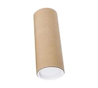 Perfeclan Tubes d'expédition longs avec bouchons Boîte de transport d'affiches Kraft Tubes de stockage de dessin Tubes postaux en carton pour peintures, 40CM