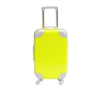 Perfeclan Valise de poupée de 18 Pouces, Jouet pour bébé, Jouet de Jeu d'imitation, boîte à Bagages, Porte-Bagages à roulettes, Accessoires de Transport, Vert