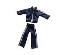 perfeclan Vêtements pour figurine 1/12, tenue de sport décontractée, à monter soi-même, universels, tendance et confortables, pour habiller et présenter des, Bleu