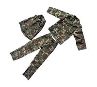 perfeclan Vêtements pour figurine articulée homme 1/6, costume miniature, ensemble uniforme cosplay tendance (veste, pantalon, gilet), vêtements miniatures pour