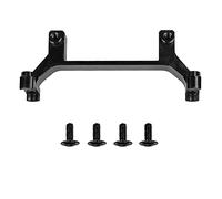 perfeclan Vis d'installation de support de Servo de pont de voiture RC pour pièce de voiture de remorque RC à l'échelle 1/12 remplace les accessoires de, noir