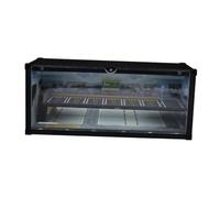 perfeclan Vitrine à l'échelle 1/64 avec éclairage LED, idéale pour la décoration intérieure, les accessoires de photographie, les collectionneurs, les