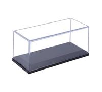 perfeclan Vitrine de protection transparente en acrylique pour voitures miniatures à l'échelle 1/43, idéale pour présenter des figurines et des modèles