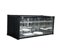 perfeclan Vitrine de voiture moulée sous pression 1:64, décoration de bureau, présentoir avec modèle de véhicule léger, pour voitures de sport, cadeaux,