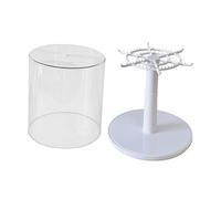 perfeclan Vitrine rotative pour figurines, boîte de rangement empilable et pratique à poser sur une commode ou un bureau.