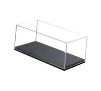 perfeclan Vitrine transparente pour voitures miniatures à l'échelle 1:87 - Boîte de protection pour véhicules de collection - Coffret de rangement, 106 X 46 X 40 Mm