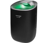 Perfect Air Déshumidificateur d'air Déshumidificateur électrique 600 ml Déshumidificateur pour pièces jusqu'à 15 m2 300 ml/jour Noir