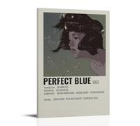 Perfect Blue Anime Movie Minimaliste Art Poster Peinture décorative sur toile Art mural pour salon, chambre à coucher, art mural, impression d'image moderne, décoration de salle familiale, 50 x 75 cm