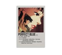 Perfect Blue Classic Anime Movie Minimaliste Art Poster Peinture décorative sur toile Art mural pour salon, chambre à coucher, art mural, impression d'image moderne, décoration de salle familiale, 40