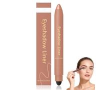 Perfect Color Duo-Shadow Liner 2-en-1 Eyeliner & Eyeshadow, Waterproof, Smudge-Proof Duo Eye shadow Stick with Smudge Brush, Smooth & Easy Color, 30s Glam (C-1)