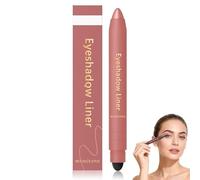 Perfect Color Duo-Shadow Liner 2-en-1 Eyeliner & Eyeshadow, Waterproof, Smudge-Proof Duo Eye shadow Stick with Smudge Brush, Smooth & Easy Color, 30s Glam (F-1)