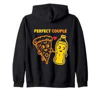 Perfect Couple Pizza Soda Love Humour Sweat à Capuche