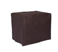 PERFECT DUST COVER, Housse en coton marron compatible avec friteuse à air Emeril Lagasse Power 360 modèle S AFO-001, taille standard, double couture et housse imperméable par The