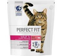 Perfect Fit Croquettes pour chat adulte stérilisé, riche en bœuf, 4 sacs de 1,4kg