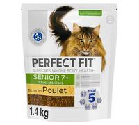 PERFECT FIT - Croquettes pour Chat Sénior Stérilisé au Poulet, Savoureuses et Complètes, Sac 1,4kg