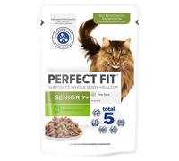 PERFECT FIT Senior 7+ sachet 85 g avec dinde et carottes en sauce pour chats âgés