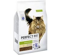 PERFECT FIT Senior Croquettes pour chats âgés de 7 ans et plus - Poulet, 7 kg (1 sac)