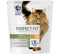 Perfect Fit Senior7+ - Croquettes pour chat senior stérilisé, riche en poulet, 4 sacs de 1,4kg