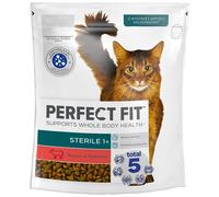 Nourriture sèche stérile 1+ riche en bœuf pour chats après stérilisation ou castration à partir de 1 an 750 g