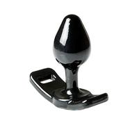 Perfect- Fit Strap On Master Butt Plug - Small - Black