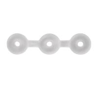 Perfect Fit Triple - set de 3 cockrings - blanc