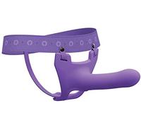 Perfect Fit Zoro Silicone Strap on System With Waistbands, 5.5-Inch, Purple