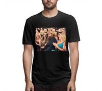 Perfect for U Chris Stapleton Men's Classic Design Fashion Trend Style Short Sleeve Shirts Black Manches Courtes(XX-Large)