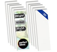 Perfect Ideaz - Papier aquarelle, 290 g/m² - différents formats - Papier aquarelle sans acide, carton aquarelle certifié FSC® (W - Signet)