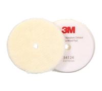 3M Perfect-it Tampon de polissage avec peau à polir pour polisseuse excentrique, grossier, blanc, 150 mm, 34124 (paquet = 2 pièces) x1 morceau