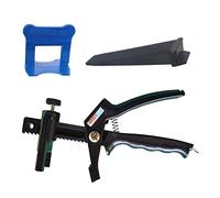 PERFECT LEVEL PRO - Kit de Nivellement Carrelage 1mm (1200 Clips + 200 Coins + 1 Pince polyamide) | Croisillon Autonivelant Professionnel | Pose Parfaite pour Sol et Mur