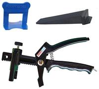 PERFECT LEVEL PRO - Kit de Nivellement Carrelage 1mm (400 Clips + 100 Coins + 1 Pince polyamide) | Croisillon Autonivelant Professionnel | Pose Parfaite pour Sol et Mur