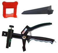 PERFECT LEVEL PRO - Kit de Nivellement Carrelage 2mm (1000 Clips + 250 Coins (cales) + 1 Pince polyamide) | Croisillon Autonivelant Professionnel | Pose Parfaite pour Sol et Mur