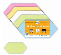 perfect line - 250 fiches de modération en carton recyclé - extra-rigide, Made in Germany, certifié Ange Bleu