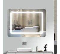 PERFECT® MIROIR DE SALLE DE BAIN 70X50 CM MIROIR LED LAMPE DE MIROIR ÉCLAIRAGE SALLE DE BAIN