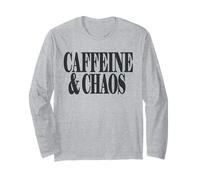 Perfect Mother Coffee Lover Mom Cafeine and Chaos Mommy Manche Longue