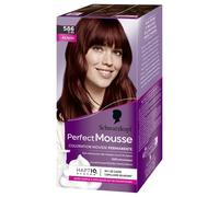 Perfect Mousse, Schwarzkopf, Coloration Mousse Permanente, Sans Ammoniaque, Couverture Parfaite Cheveux Blancs, Masque Soin 96% d'ingredients d'origine naturelle, HaptIQ System, Acajou 586