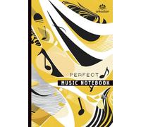 Perfect Music Notebook: blank sheet music notebook | staff paper notebook | composition manuscript | 101 pages | 9 staves | 6 x 9 inches | 15 x 22 cm
