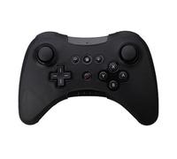 Perfect Part - Coque En silicone douce Pour Manette sans fil Nintendo Wii U Pro WiiU, Noire