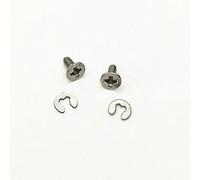 Perfect Part Lot de 4 vis (2 pièces de chaque), M2 x 4 mm, tête cruciforme, en acier inoxydable, compatible avec les pièces de réparation NEW 3DS XL LL/NEW 3DS